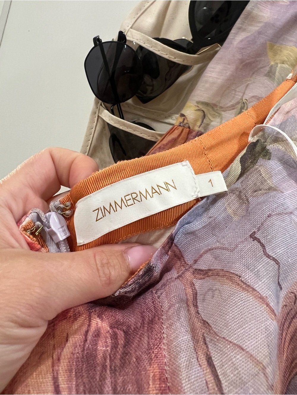 Zimmermann floral maxi tiered skirt size 1 - Picture 3 of 3